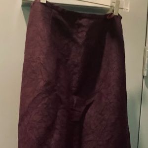 Eileen Fisher Small. A-line skirt. Silk . Arbergine
